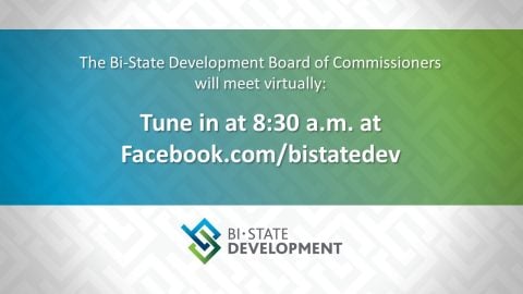 Graphic with link to meeting live stream at facebook.com/bistatedev